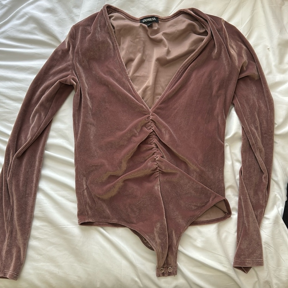 Velvet bodysuit